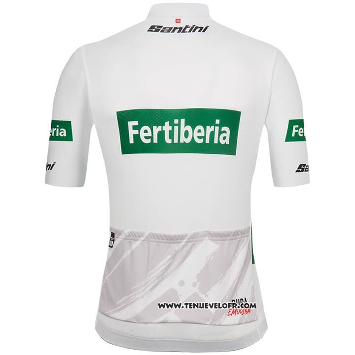 2018 Maillot Ciclismo Trek Segafredo Blanc Vert Manches Courtes et Cuissard
